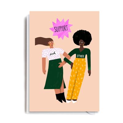 Greeting Card - ANA101 SUPPORT EACH OTHER