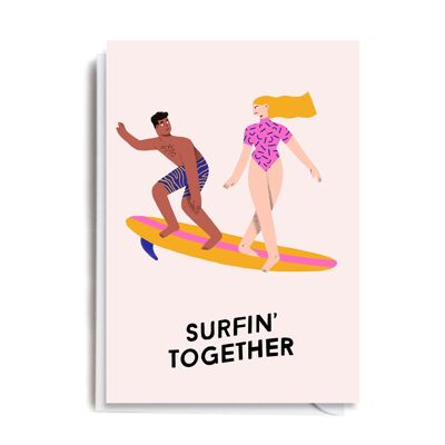 Greeting Card - ANA108 SURFIN TOGETHER 2