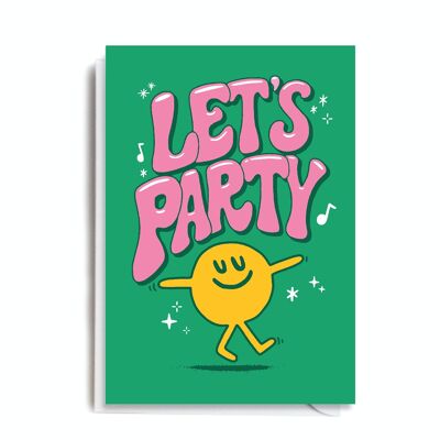 Greeting Card - ANT103 LETS PARTY