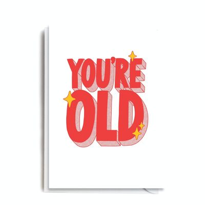 Greeting Card - ANT116 YOU'RE OLD