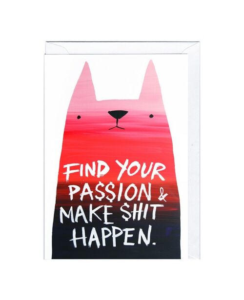 Greeting Card - AS2030 PASSION CAT