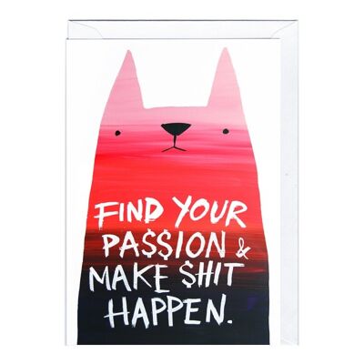 Greeting Card - AS2030 PASSION CAT