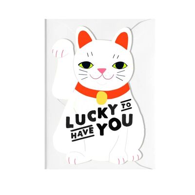 LUCKY CUT OUT CARD