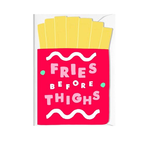 FRIES CUT OUT CARD