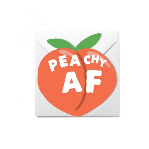 PEACHY CUT OUT CARD