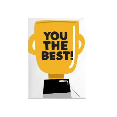 YOU THE BEST CUT OUT CARD