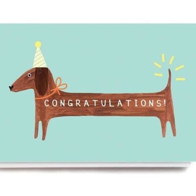 Congratulations Sausage Card