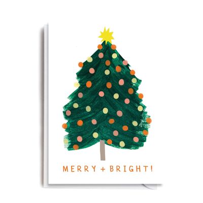 Greeting Card - DO130 MERRY + BRIGHT
