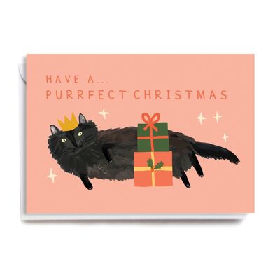 Greeting Card - DO134 PURRFECT CHRISTMAS