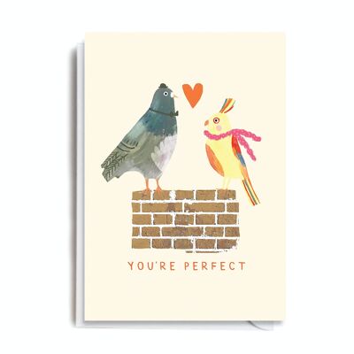 Tarjeta de Felicitación - DO142 PÁJAROS DEL AMOR