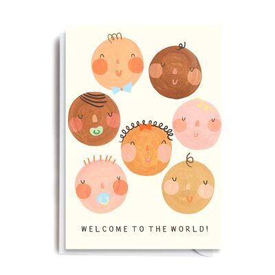 Greeting Card - DO147 WELCOME TO THE WORLD