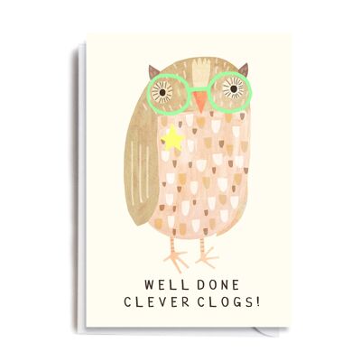 Greeting Card - DO151 CLEVER CLOGS