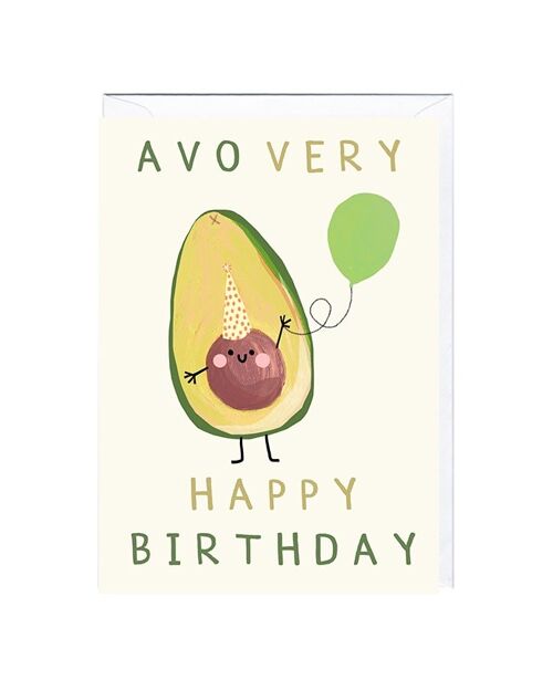 Greeting Card - DO156 AVO VERY HAPPY BIRTHDAY