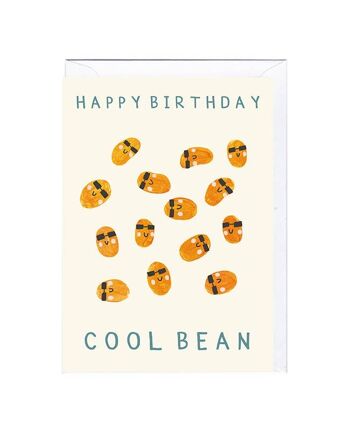 Carte JOYEUX ANNIVERSAIRE COOL BEAN 2