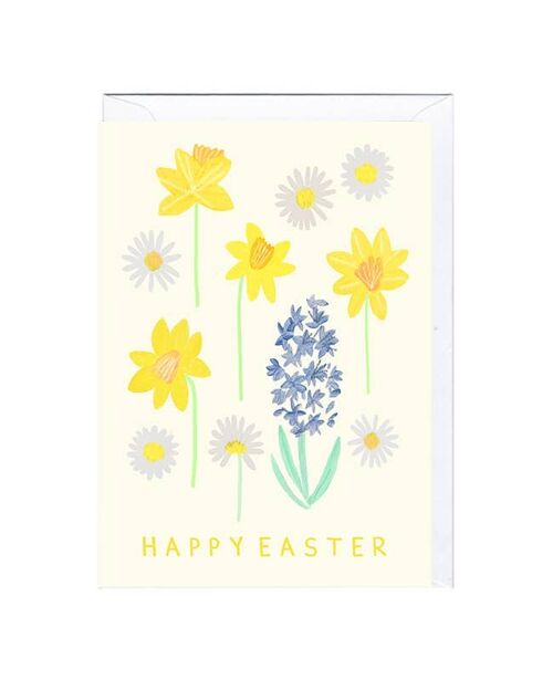 HAPPY EASTER FLOWERS Card