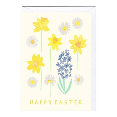 HAPPY EASTER FLOWERS Card