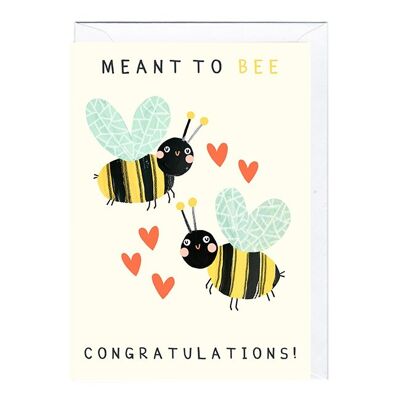 Greeting Card - DO168 MEANT TO BEE