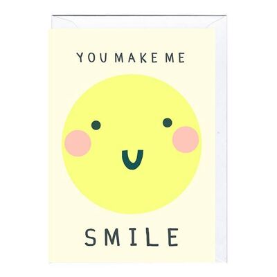 YOU MAKE ME SMILE Card