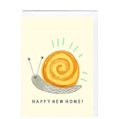 Greeting Card - DO173 NEW HOME SNAIL