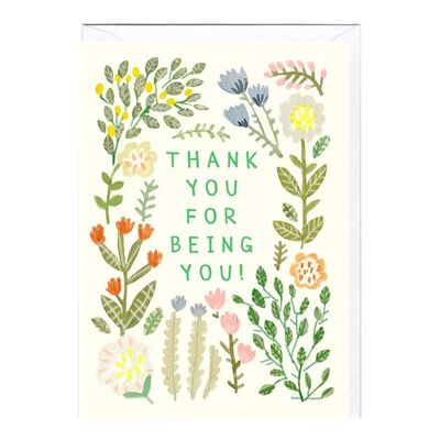 THANK YOU FLORAL Card