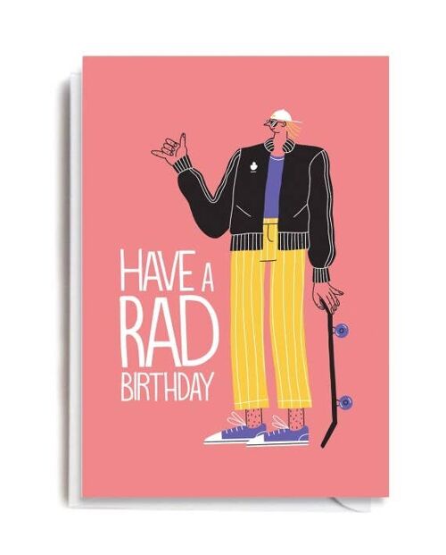 Rad Birthday Card