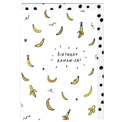Bananza-Geburtstagskarte