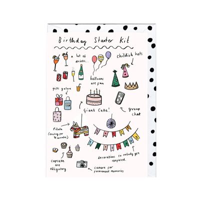 Greeting Card - HR104 BIRTHDAY STARTER KIT