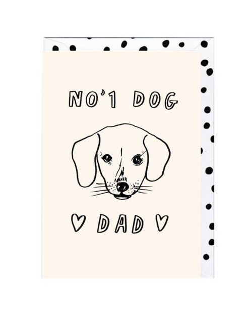Dog Dad Sausage Card