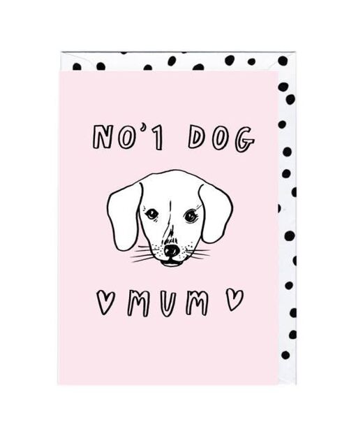 Dog Mum Sausage Card