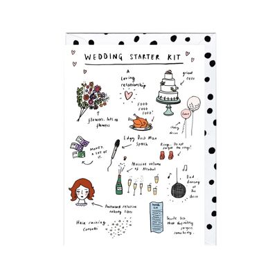 Greeting Card - HR123 WEDDING STARTER KIT