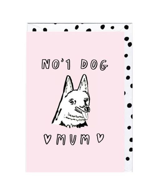Dog Mum German Shepherd Card
