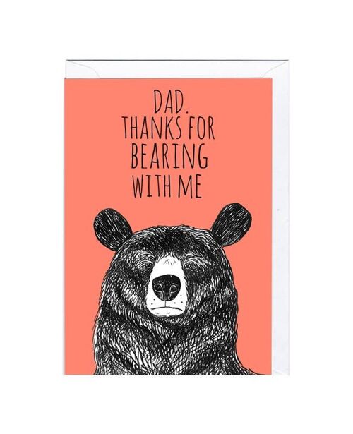 DAD BEARING WITH ME Card