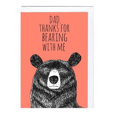 DAD BEARING WITH ME Card