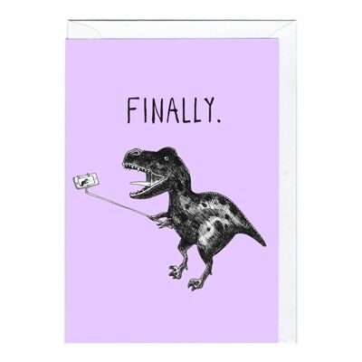 Greeting Card - JA2051 T REX SELIFE