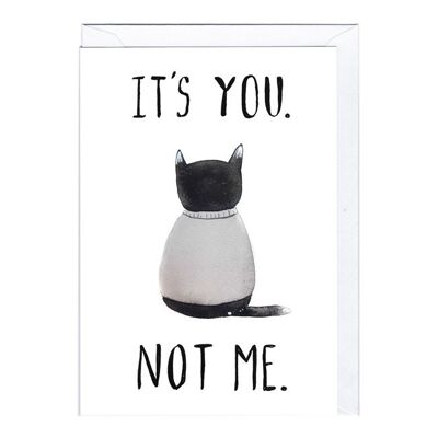 Greeting Card - JA2083 YOU NOT ME