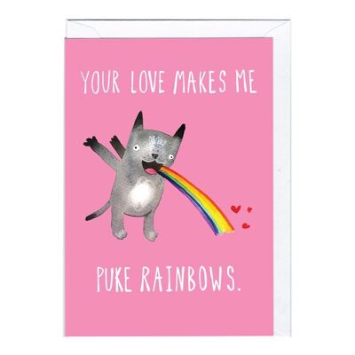 Greeting Card - JA2085 RAINBOWS