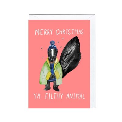 Greeting Card - JA2148 FILTHY ANIMAL