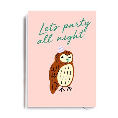 PARTY OWL Card