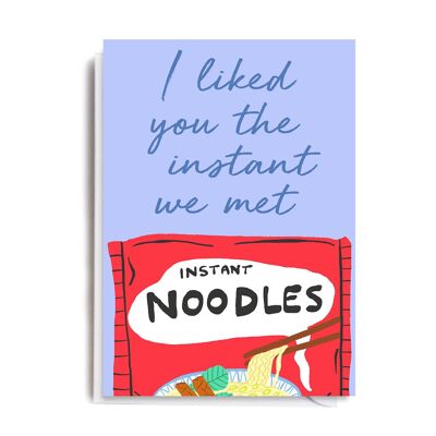 INSTANT LIKE NOODLES Card