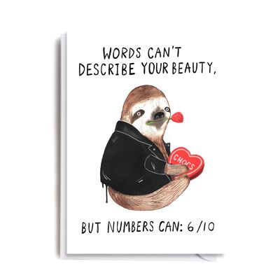 6 OUT OF 10 SLOTH Card