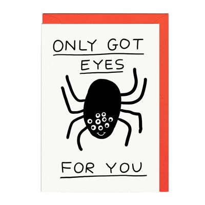 SPIDER EYES LINES Card
