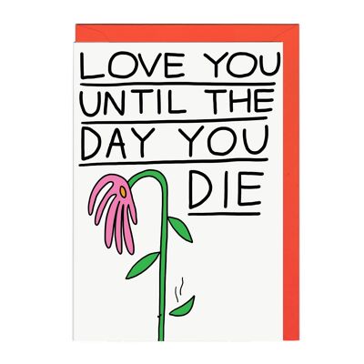 LOVE YOU PLANT LINES Card