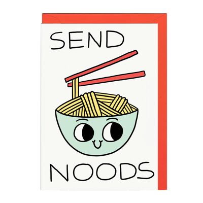 SEND NOODS LINES Card