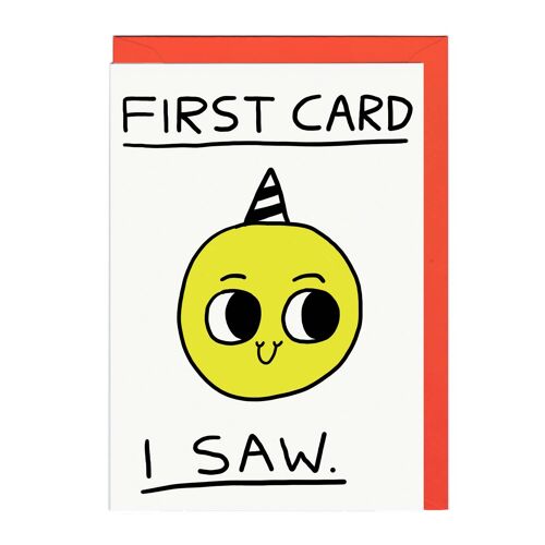 FIRST CARD LINES Card