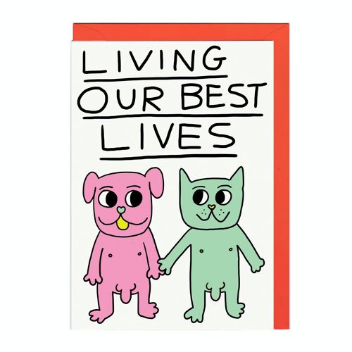 Greeting Card - LINES126 BEST LIFE WILLIES