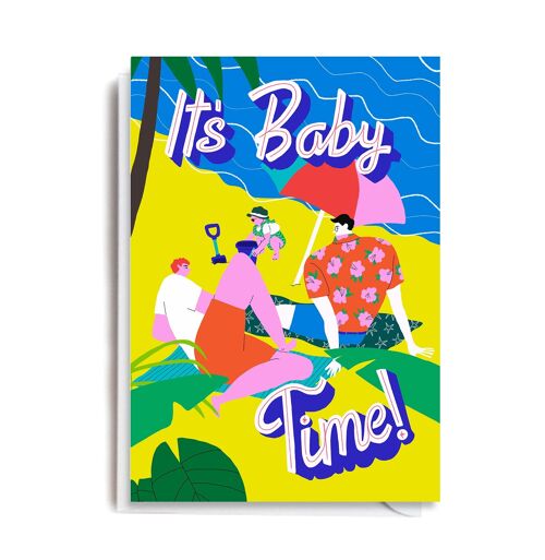 Greeting Card - LUCKY105 BABY TIME