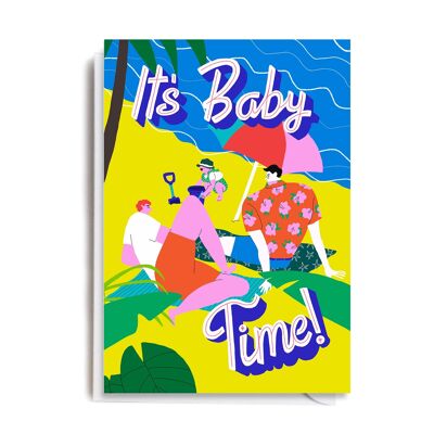 Greeting Card - LUCKY105 BABY TIME
