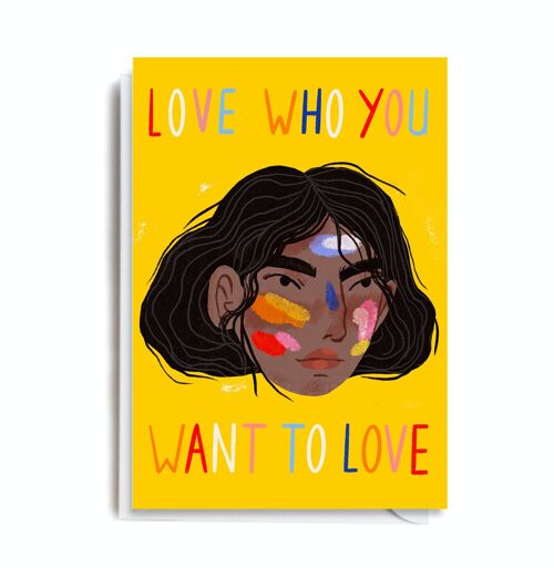 Greeting Card - MAX104 LOVE WHO YOU WANT