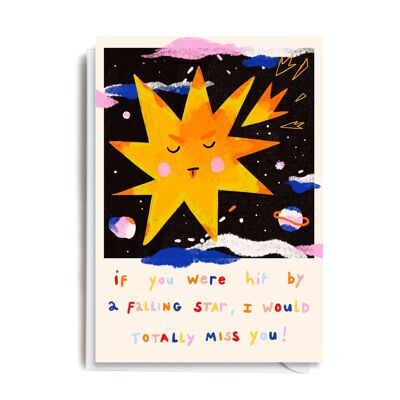 Greeting Card - MAX114 FALLING STAR