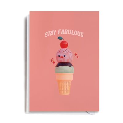 Carte de souhaits - MEL110 STAY FABULOUS